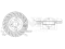 Front brake disc thumb