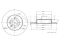 Rear brake disc thumb