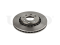 Front brake disc thumb