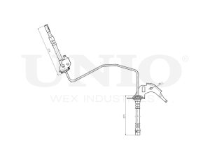 Left rear brake hose photo