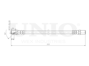 Rear brake hose photo