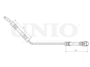 Right rear brake hose photo