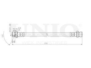 Шланг тормозной задний photo