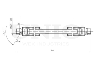 Front brake hose photo