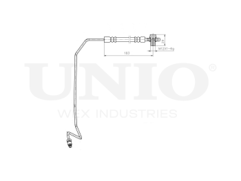 картинка Шланг тормозной задний левый от UNIO