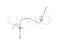 Right rear brake hose thumb