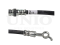 Left rear brake hose thumb