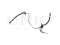 Right rear brake hose thumb