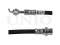 Rear brake hose thumb
