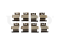 Rear brake pad fitting kit thumb