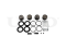 Front brake caliper rebuild kit with piston thumb