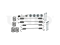 Rear brake pad fitting kit thumb