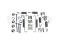 Rear brake pad fitting kit thumb