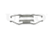 Front brake pad fitting kit thumb