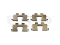 Rear brake pad fitting kit thumb