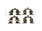 Rear brake pad fitting kit thumb