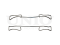 Front brake pad fitting kit thumb