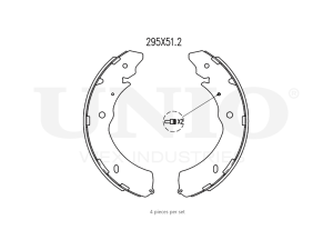 Rear brake shoes photo