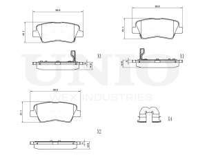 Rear brake pads photo