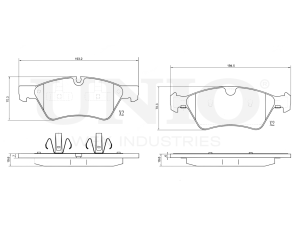 Front brake pads photo