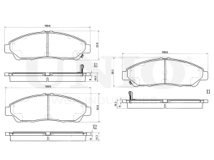 Front brake pads photo