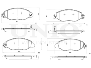 Front brake pads photo