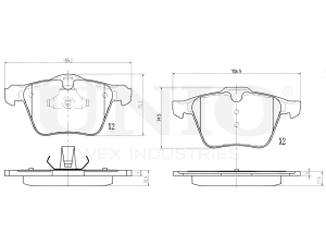 Front brake pads photo
