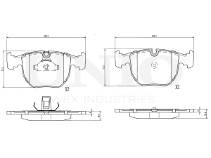 Front brake pads photo