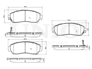 Front brake pads photo