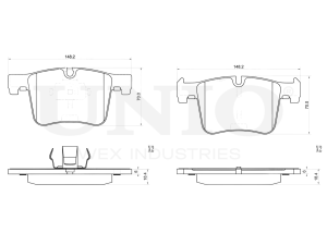 Front brake pads photo