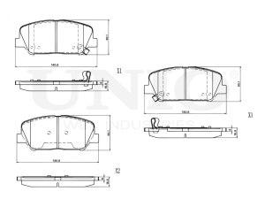 Front brake pads photo