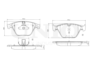 Front brake pads photo