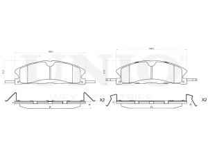 Front brake pads photo