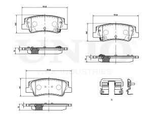 Rear brake pads photo