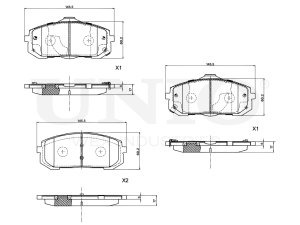 Front brake pads photo