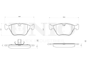 Front brake pads photo