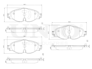 Front brake pads photo