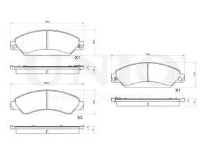 Front brake pads photo