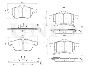 Front brake pads photo