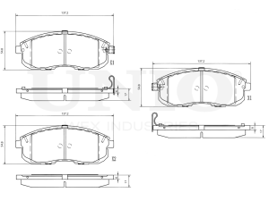 Front brake pads photo