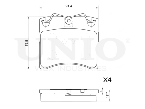 Front brake pads photo
