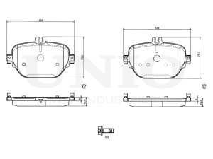Rear brake pads photo