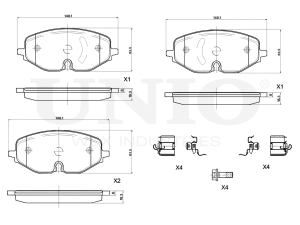 Front brake pads photo