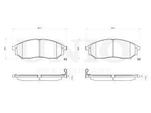 Front brake pads photo