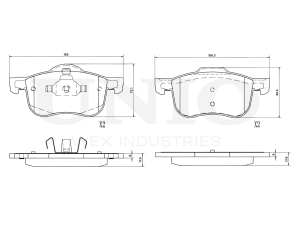 Front brake pads photo