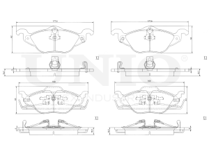 Front brake pads photo
