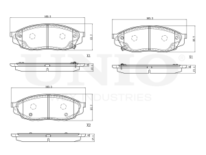 Front brake pads photo