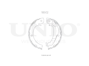Rear brake shoes photo