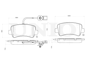 Rear brake pads photo