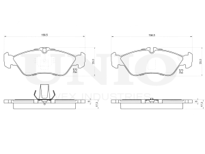 Rear brake pads photo